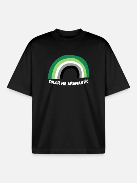 Malen Sie mich Aromantisch - Boxy Heavyweight Unisex Organic T-Shirt von Stanley/Stella - Schwarz