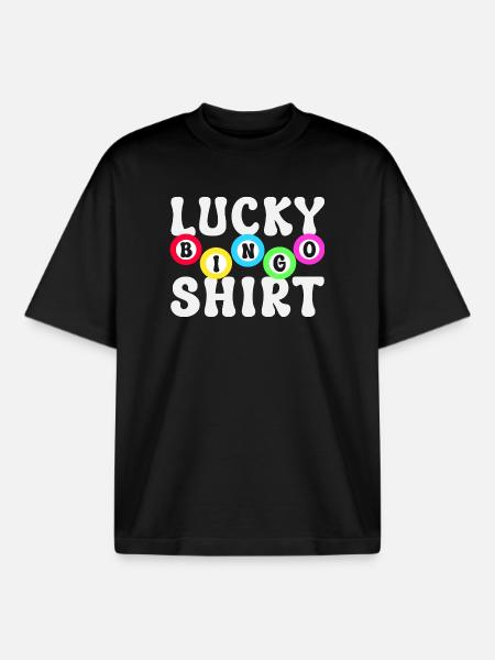Bingo Bingo Players - Boxy Heavyweight Unisex Organic T-Shirt by Stanley/Stella - black