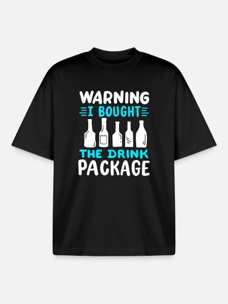 Kreuzfahrt Party - Boxy Heavyweight Unisex Organic T-Shirt von Stanley/Stella - Schwarz