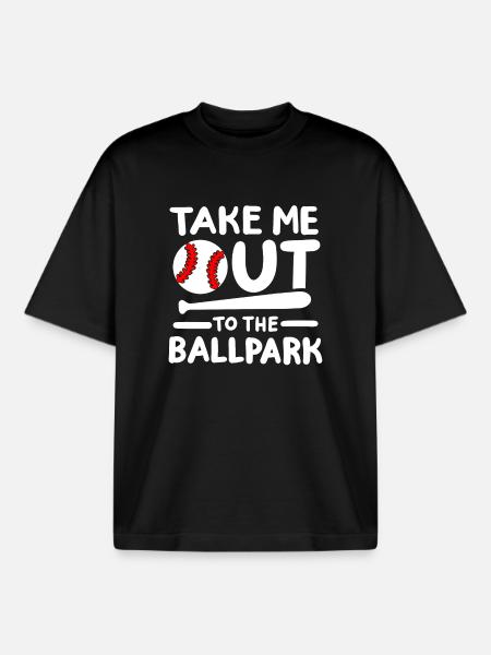 Baseball Baseballspieler - Boxy Heavyweight Unisex Organic T-Shirt von Stanley/Stella - Schwarz