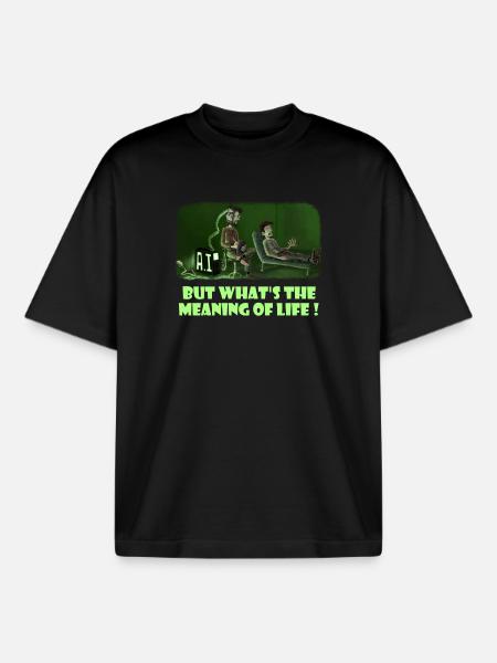 Eines der vielen Paradoxe der KI - Boxy Heavyweight Unisex Organic T-Shirt von Stanley/Stella - Schwarz