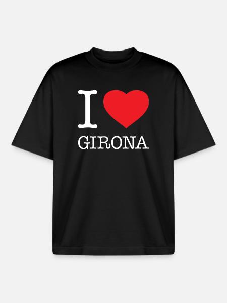 J’ADORE GÉRONE - T-shirt unisexe boxy épais biologique Stanley/Stella - noir