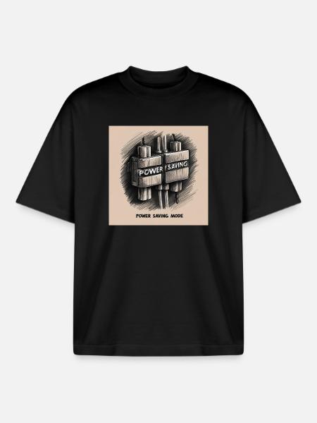 Dormir - T-shirt unisexe boxy épais biologique Stanley/Stella - noir