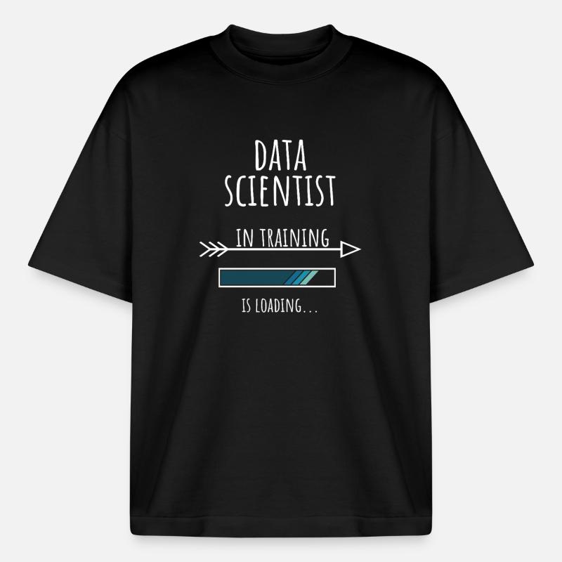 Data Scientist Geschenk Beruf Ausbildung - Boxy Heavyweight Unisex Organic T-Shirt von Stanley/Stella - Schwarz