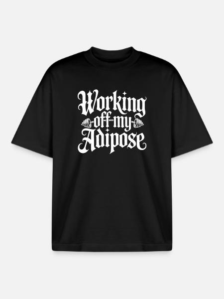 Motivierendes Workout Design - Boxy Heavyweight Unisex Organic T-Shirt von Stanley/Stella - Schwarz