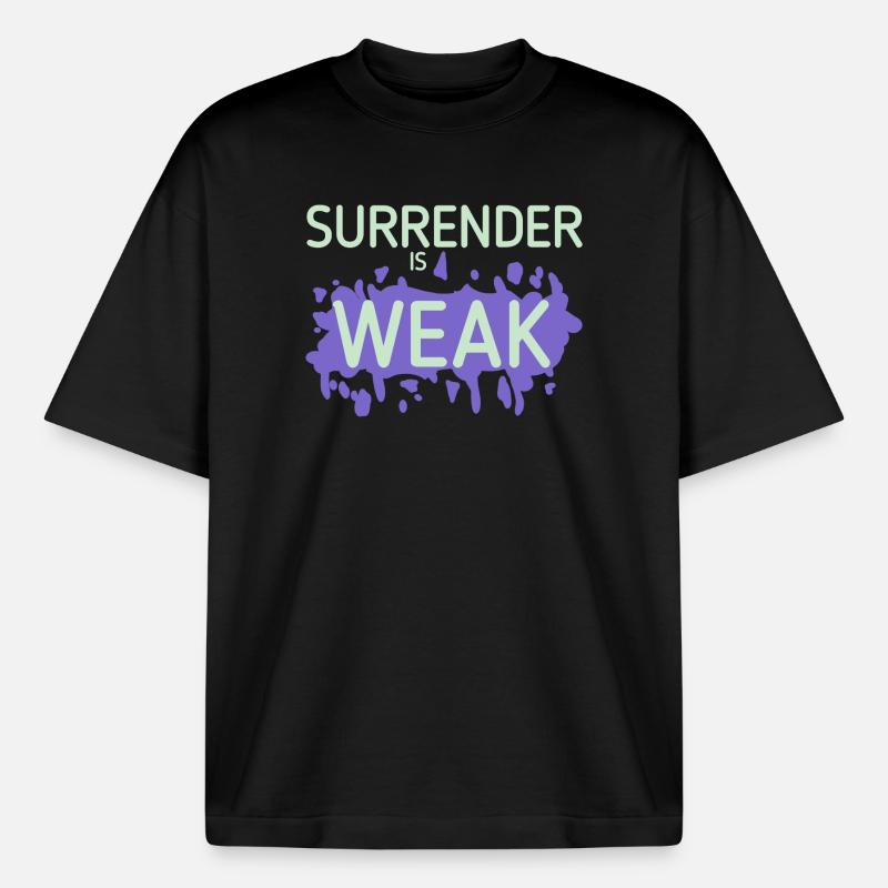 Devotion is weak splash - Heavyweight Boxy Unisex T-Shirt by Stanley/Stella - black