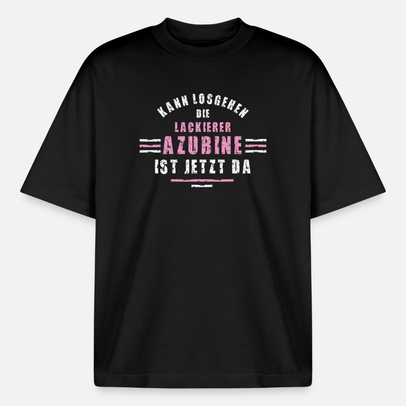 Painter Trainee Apprenticeship Painter - Boxy Heavyweight Unisex Organic T-Shirt by Stanley/Stella - black