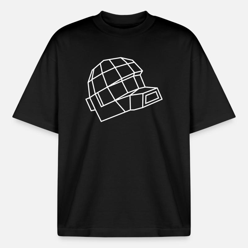 Daft Helm – Electro, Dance & Robot Style - Boxy Heavyweight Unisex Organic T-Shirt von Stanley/Stella - Schwarz