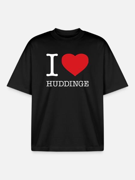 J’adore Huddinge - T-shirt unisexe boxy épais biologique Stanley/Stella - noir