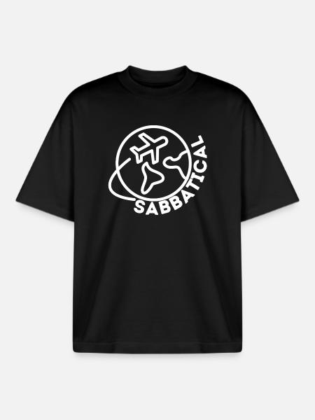 Sabbatical - Boxy Heavyweight Unisex Organic T-Shirt by Stanley/Stella - black