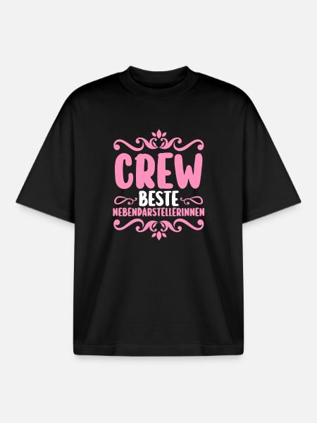 JGA Team Braut Junggesellinnenabschied - Boxy Heavyweight Unisex Organic T-Shirt von Stanley/Stella - Schwarz