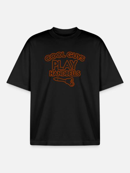 Choir Music Instrument Handbell Choir - Boxy Heavyweight Unisex Organic T-Shirt by Stanley/Stella - black
