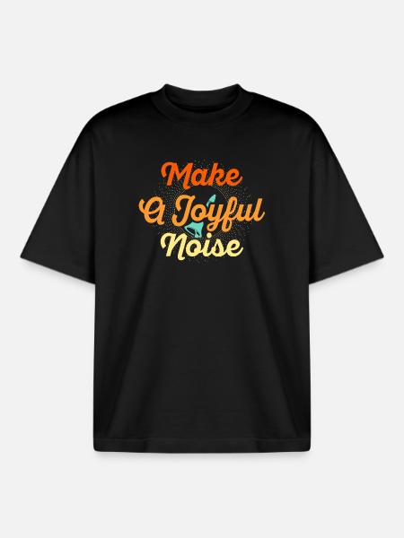 Choir Music Instrument Handbell Choir - Boxy Heavyweight Unisex Organic T-Shirt by Stanley/Stella - black