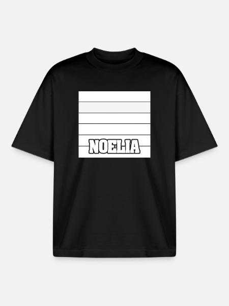 Noelia - Boxy Heavyweight Unisex Organic T-Shirt von Stanley/Stella - Schwarz