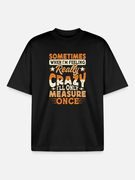 Baumpfleger Holzarbeiter Waldarbeiter Geschenk - Boxy Heavyweight Unisex Organic T-Shirt von Stanley/Stella - Schwarz