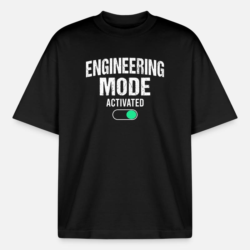 Mechanical Engineering Mechanical Engineer - Boxy Heavyweight Unisex Organic T-Shirt by Stanley/Stella - black