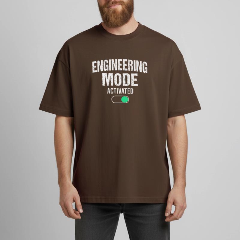 Mechanical Engineering Mechanical Engineer Boxy Heavyweight Unisex Organic T-Shirt by Stanley/Stella