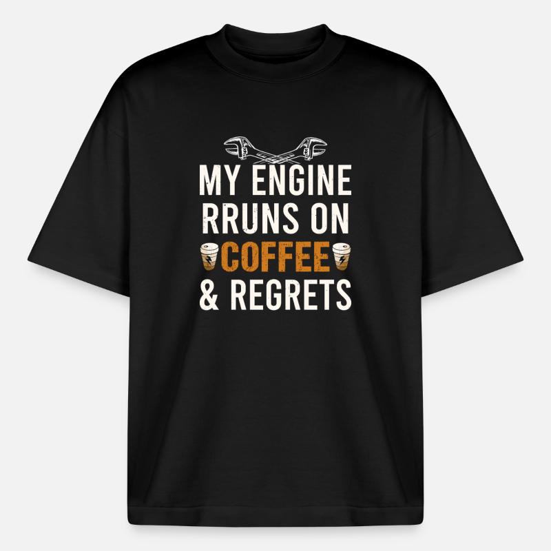 Mechanical Engineering Mechanical Engineer - Heavyweight Boxy Unisex T-Shirt by Stanley/Stella - black