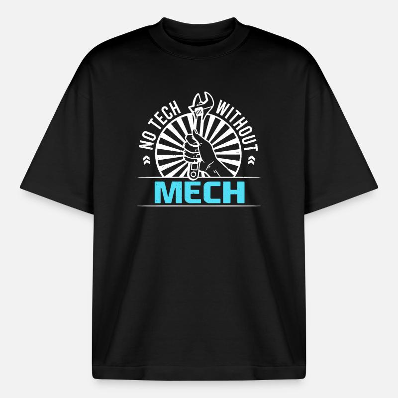 Mechanical Engineering Mechanical Engineer - Heavyweight Boxy Unisex T-Shirt by Stanley/Stella - black