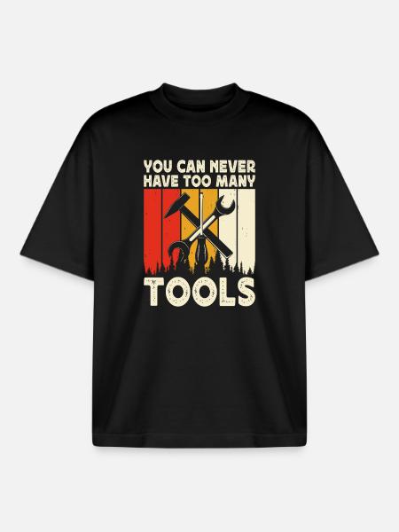 Car Mechanic Mechatronics Technician Screwdriver Gift - Boxy Heavyweight Unisex Organic T-Shirt by Stanley/Stella - black