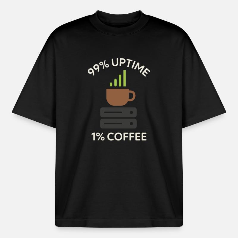 Netzwerkinfrastruktur Rack- Und Stack-ingenieur - Boxy Heavyweight Unisex Organic T-Shirt von Stanley/Stella - Schwarz