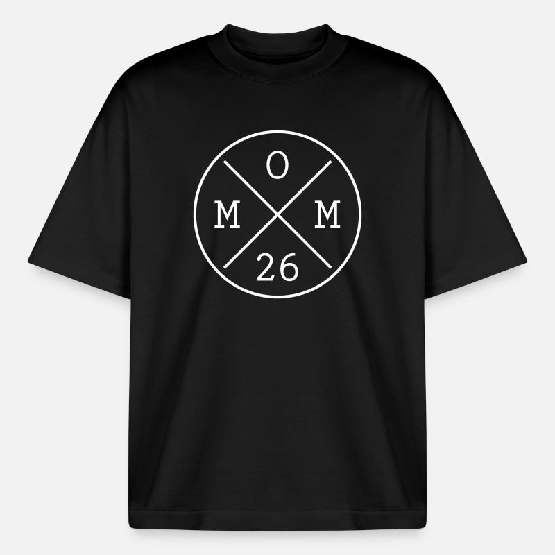 Mama 2026 Mom Mutter Mutter Geschenk - Boxy Heavyweight Unisex Organic T-Shirt von Stanley/Stella - Schwarz