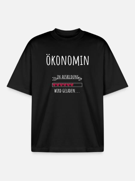 Economics Student Profession Economist - Boxy Heavyweight Unisex Organic T-Shirt by Stanley/Stella - black