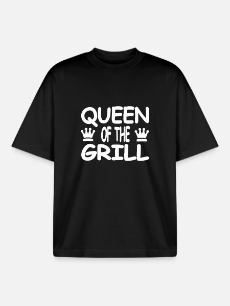 Griller - T-shirt unisexe boxy épais biologique Stanley/Stella - noir