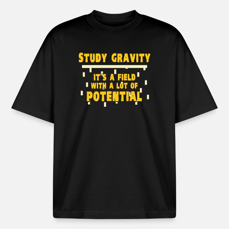 Physics Physicist Physics Student Physics Teacher - Boxy Heavyweight Unisex Organic T-Shirt by Stanley/Stella - black
