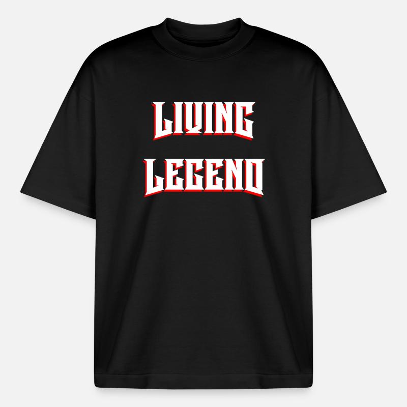 Living Legend - Heavyweight Boxy Unisex T-Shirt by Stanley/Stella - black
