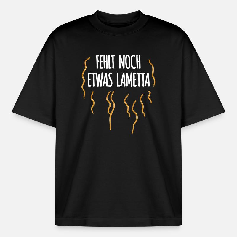 Still missing some tinsel - Boxy Heavyweight Unisex Organic T-Shirt by Stanley/Stella - black