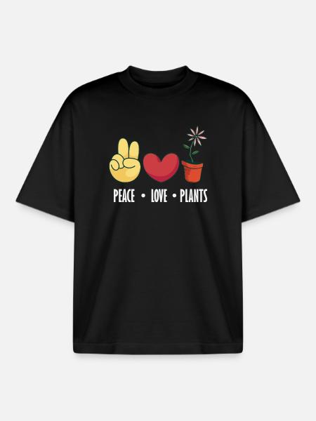 Garten- Und Pflanzenliebhaber Geschenke - Boxy Heavyweight Unisex Organic T-Shirt von Stanley/Stella - Schwarz