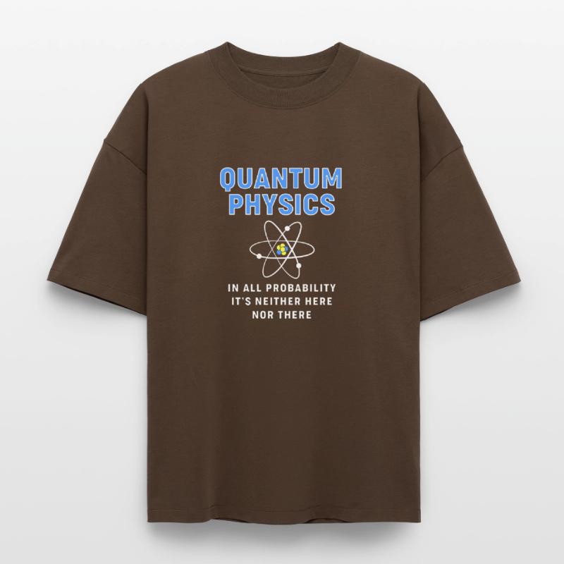 Quantum Physics Quantum Physics Boxy Heavyweight Unisex Organic T-Shirt by Stanley/Stella