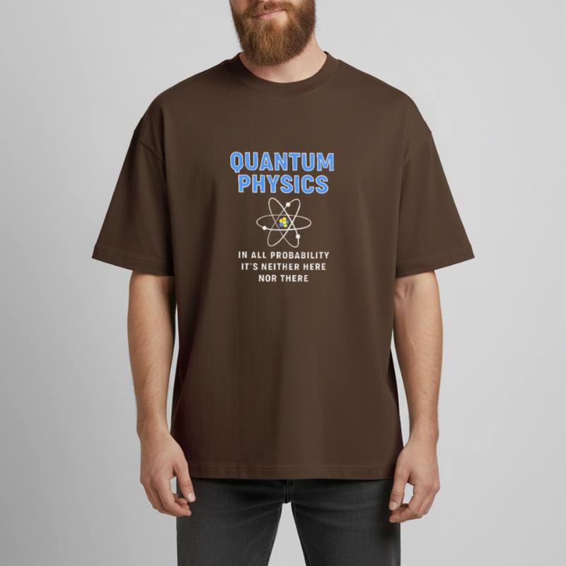 Quantum Physics Quantum Physics Boxy Heavyweight Unisex Organic T-Shirt by Stanley/Stella