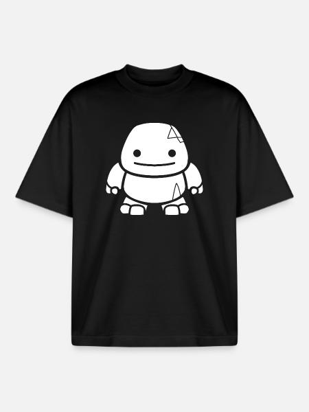 Golem - Boxy Heavyweight Unisex Organic T-Shirt by Stanley/Stella - black