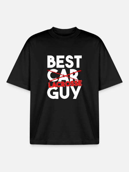 Bester Lacrosse-Sportspieler-Trainer - Boxy Heavyweight Unisex Organic T-Shirt von Stanley/Stella - Schwarz