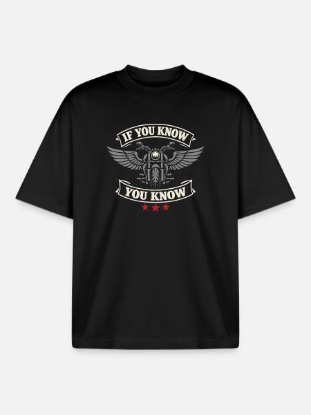 Why we ride motorcycles, - Boxy Heavyweight Unisex Organic T-Shirt by Stanley/Stella - black
