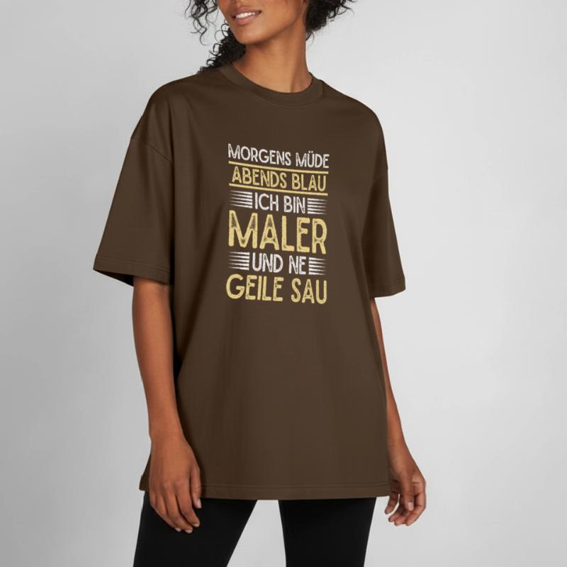 Master Painter Painter A Sow Painter Gifts Heavyweight Boxy Unisex T-Shirt by Stanley/Stella