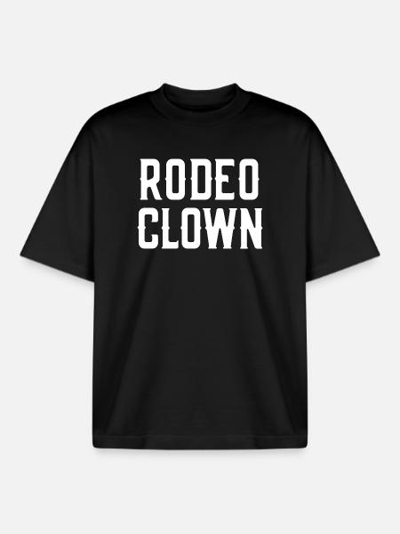 Rodeo-Clown-Kostüm Halloween-Rodeo-Clown - Boxy Heavyweight Unisex Organic T-Shirt von Stanley/Stella - Schwarz