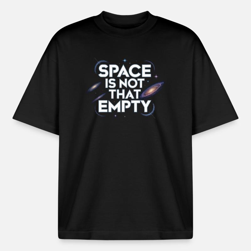 Astronom Galaxy Outerspace Universe Astronomie - Boxy Heavyweight Unisex Organic T-Shirt von Stanley/Stella - Schwarz
