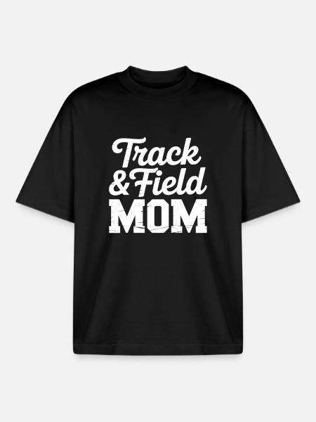 Athletics Sayings Athletics Gift - Boxy Heavyweight Unisex Organic T-Shirt by Stanley/Stella - black