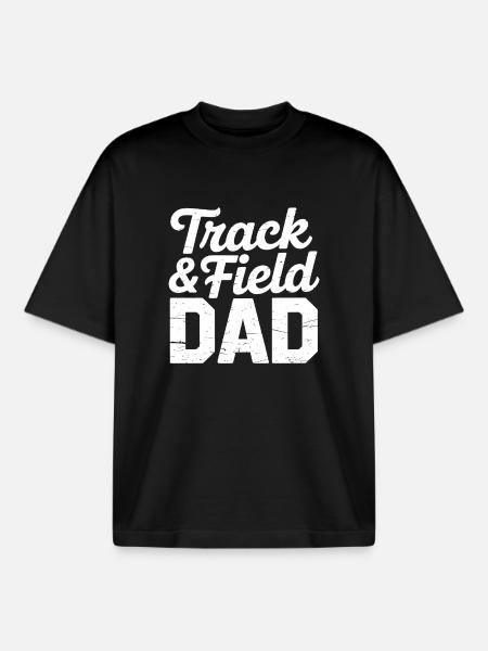 Athletics Sayings Athletics Gift - Boxy Heavyweight Unisex Organic T-Shirt by Stanley/Stella - black