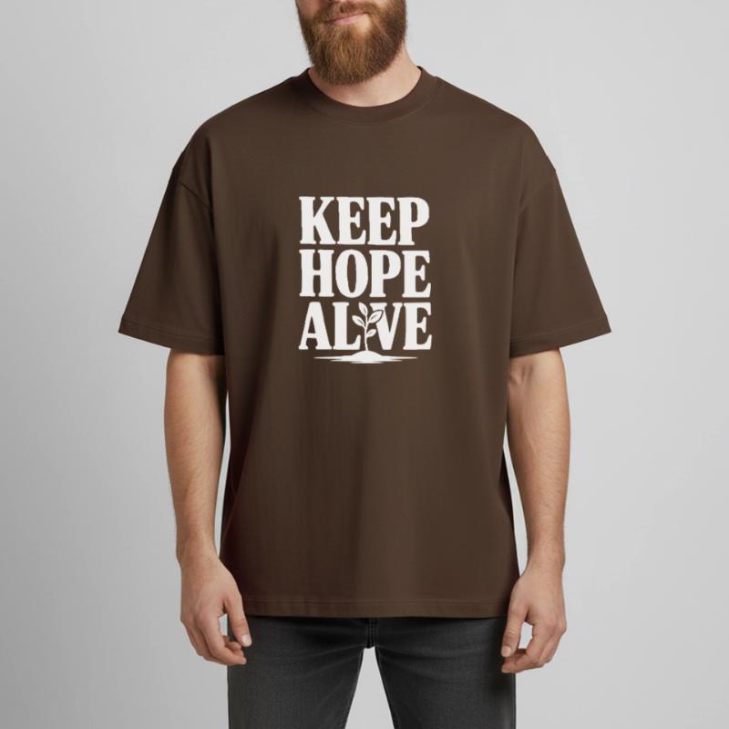 Keep Hope Alive Heavyweight Boxy Unisex T-Shirt by Stanley/Stella