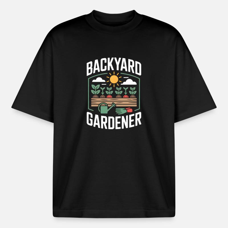 Baghavegartner Havegartner - T-shirt unisex Stanley/Stella Heavyweight Boxy - sort