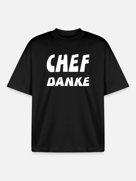 chef - Boxy Heavyweight Unisex Organic T-Shirt by Stanley/Stella - black
