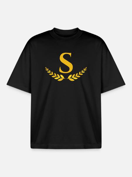 s - T-shirt unisexe boxy épais biologique Stanley/Stella - noir