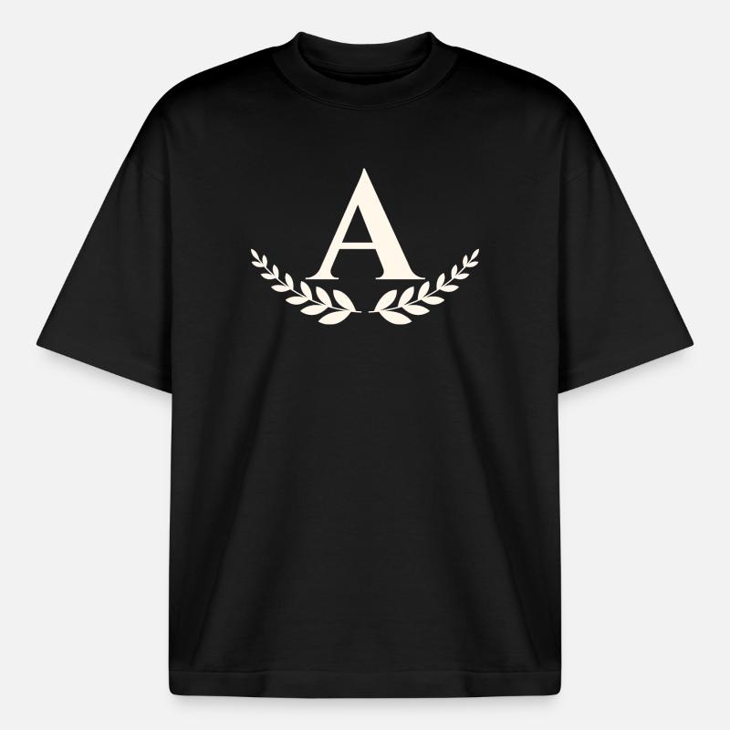A - Boxy Heavyweight Unisex Organic T-Shirt von Stanley/Stella - Schwarz
