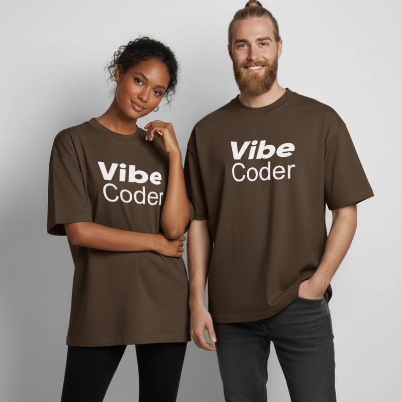 Techno-utopia: Vibe Coder Heavyweight Boxy Unisex T-Shirt by Stanley/Stella