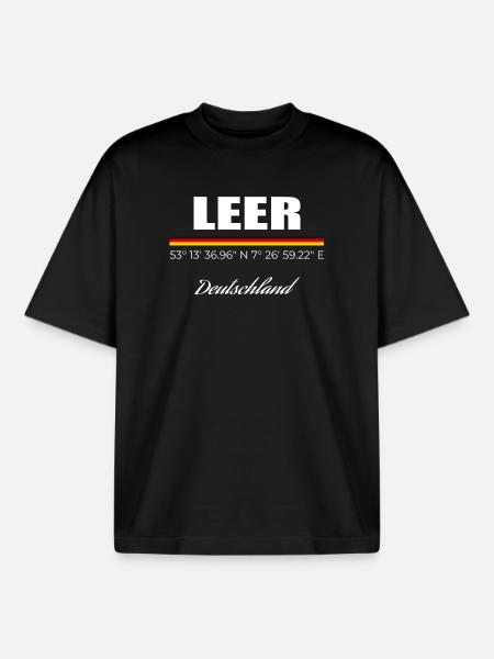 Leer - Boxy Heavyweight Unisex Organic T-Shirt von Stanley/Stella - Schwarz