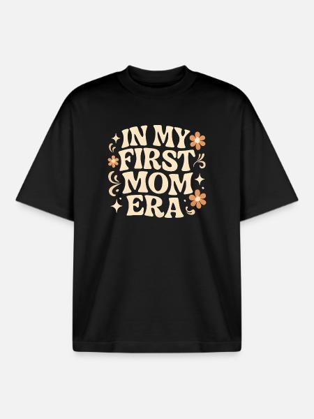 Morsdagsgave til moren min - Unisex boxy heavyweight T-skjorte økologisk Stanley/Stella - svart